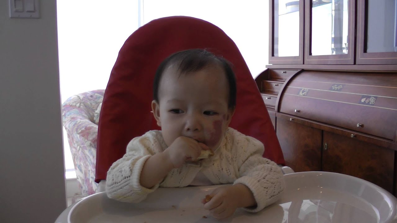 Baby Eating Baguette 3