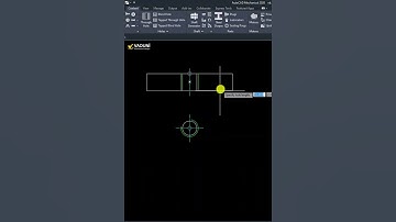 Cách vẽ lỗ ren nhanh bằng AutoCAD Mechanical