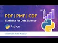 Statistics Part 3 | Understanding PDF, PMF, and CDF