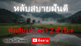 หลับสบายฝันดี ฟังเสียงฝนพรำ 2 ชั่วโมง l Ep.80