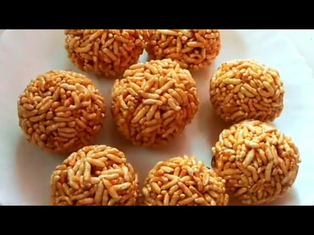 Puffed Rice Laddu | Murmura Laddu | Maramarala Laddu | N COOKING ART