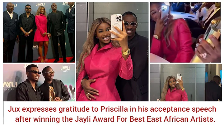 Jux Thank Priscilla in his acceptance speech after he won the Jayli Award for is Song Enjoy