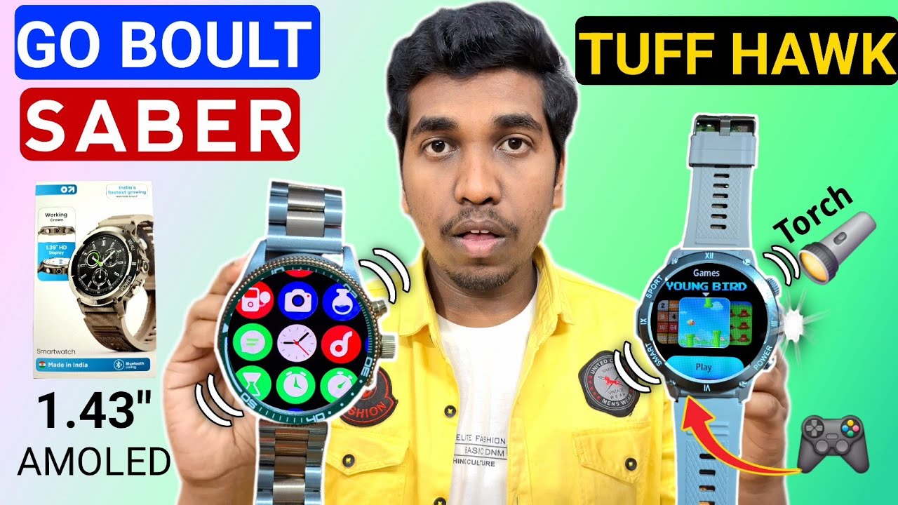 Goboult Tuff Hawk Vs Goboult Saber | Goboult Tuff Vs Goboult Saber Smartwatch | Which Is Best 🔥Watch