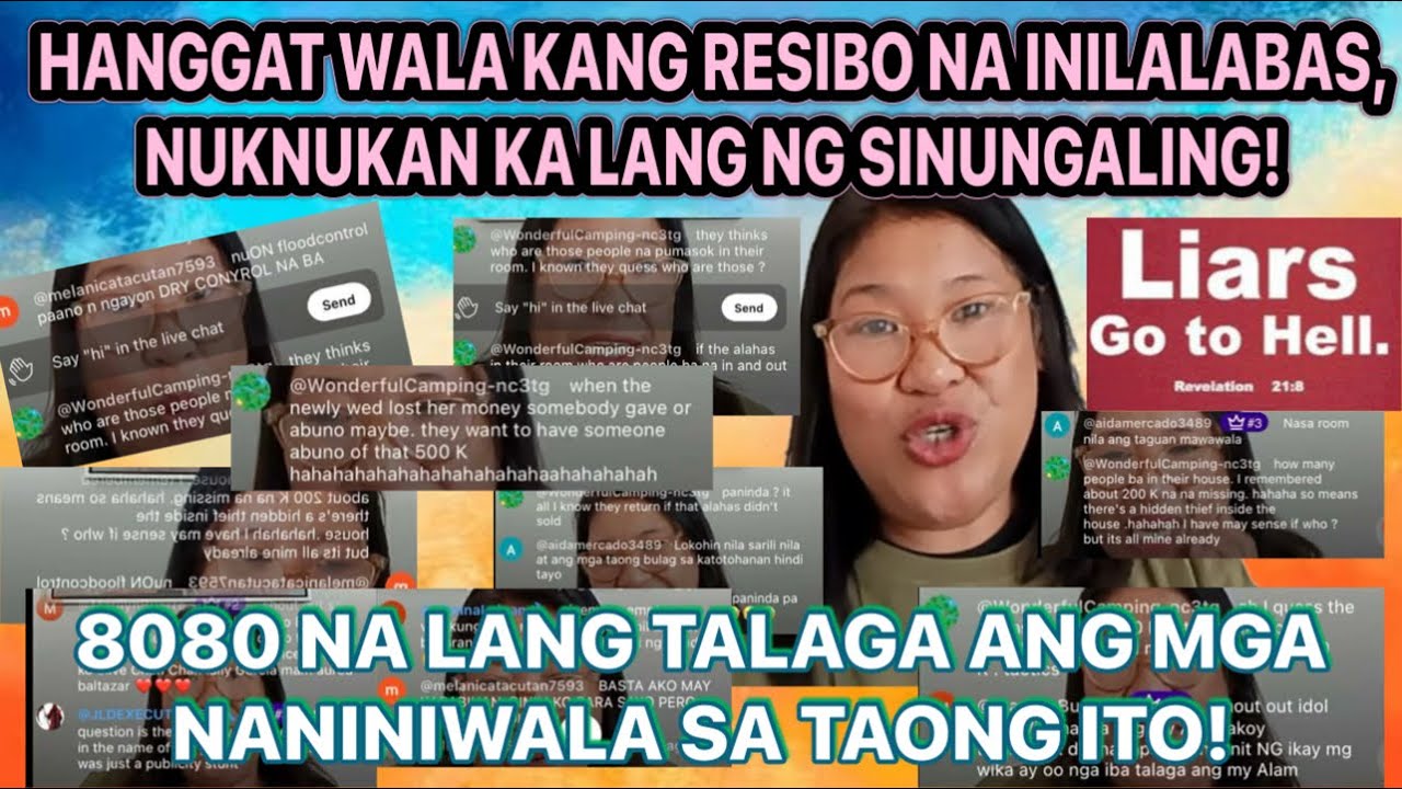 DAISY HINAHAMON KITA!LAHAT KAYO NA NAGSALITA!KUNG TOTOO LHAT NG SINABI NYO MAG LABAS KAYO NG RESIBO
