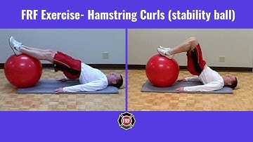 Hamstring Curls (feet on ball)