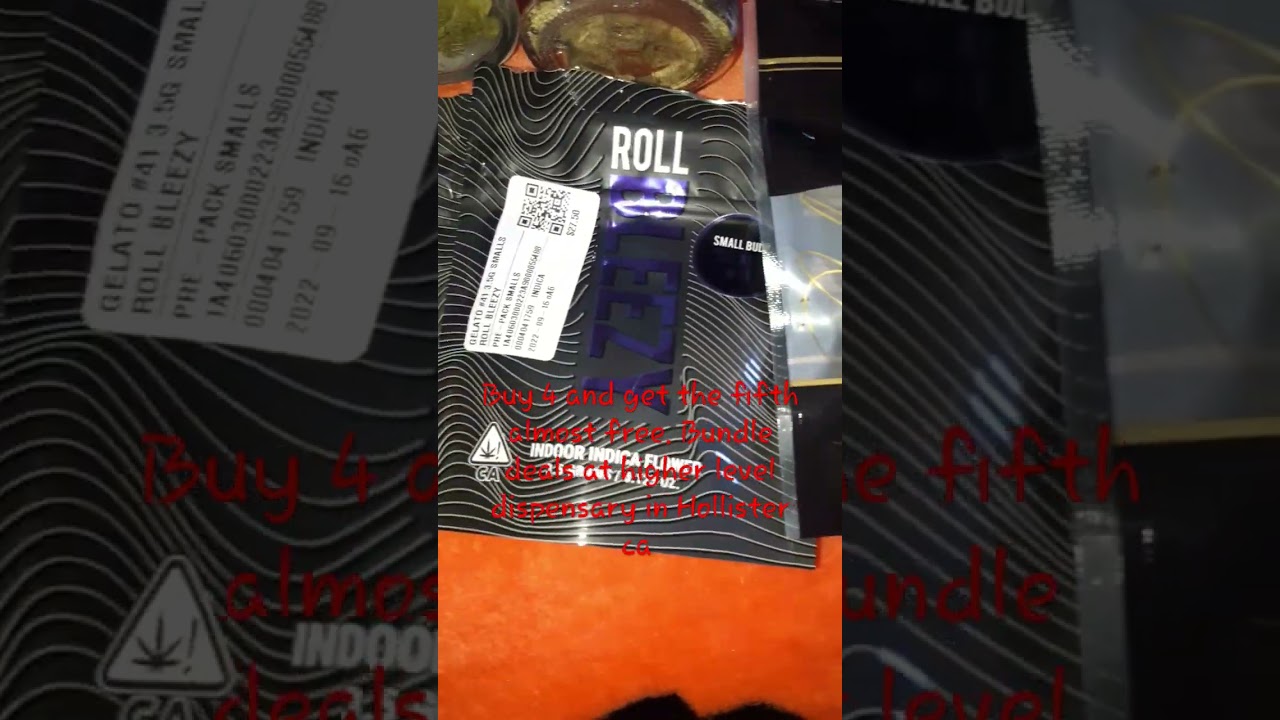 strain review higher level dispensary in Hollister ca