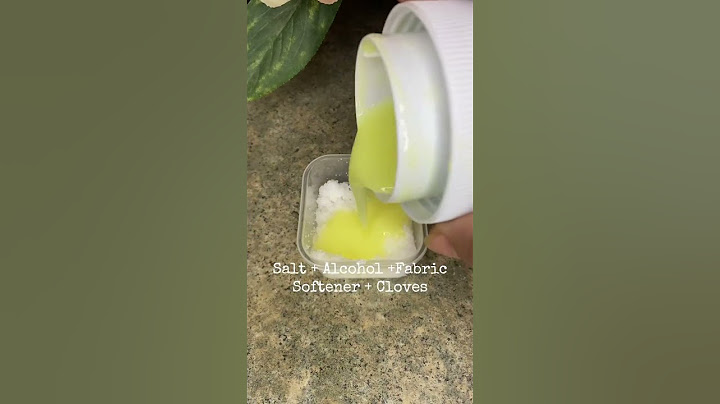 DIY room freshener. Mix salt, alcohol, fabric softener and cloves. #lifehacks #diy #smell #house
