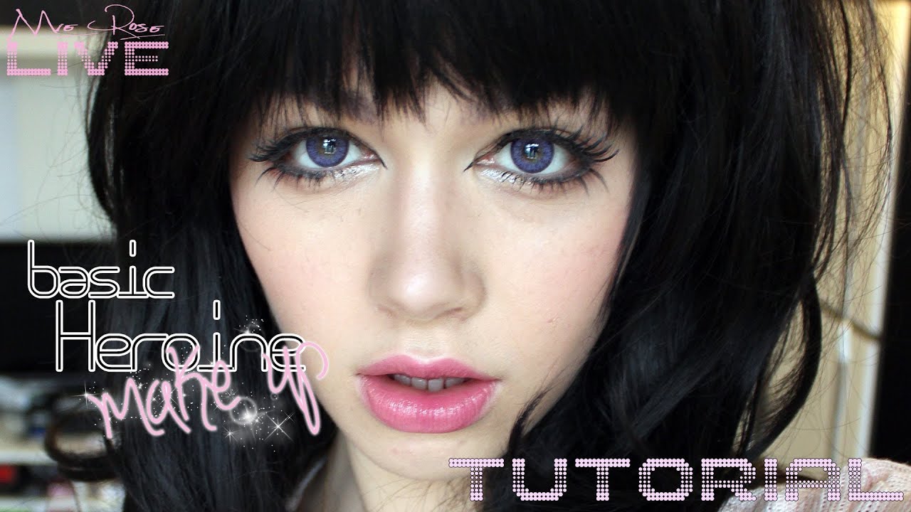 Cute Big Eyes Heroine Make Up For Cosplay Tutorial YouTube