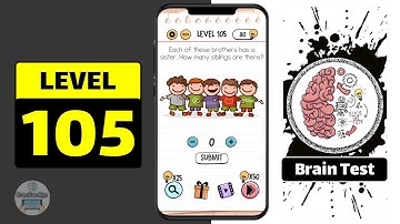 Brain Test Level 105 Walkthrough