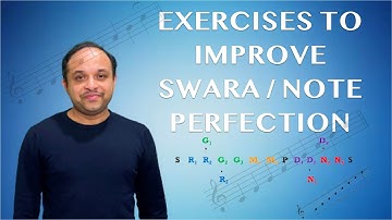 Exercises to improve note perfection | 12 swaras | Vocal Training