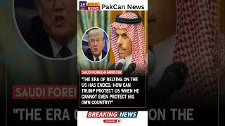 Faisal bin Farhan Al Saud Signals Shift in Global Alliances | PakCan News Faisal bin Farhan Al Saud Signals Shift in Global Alliances | PakCan News