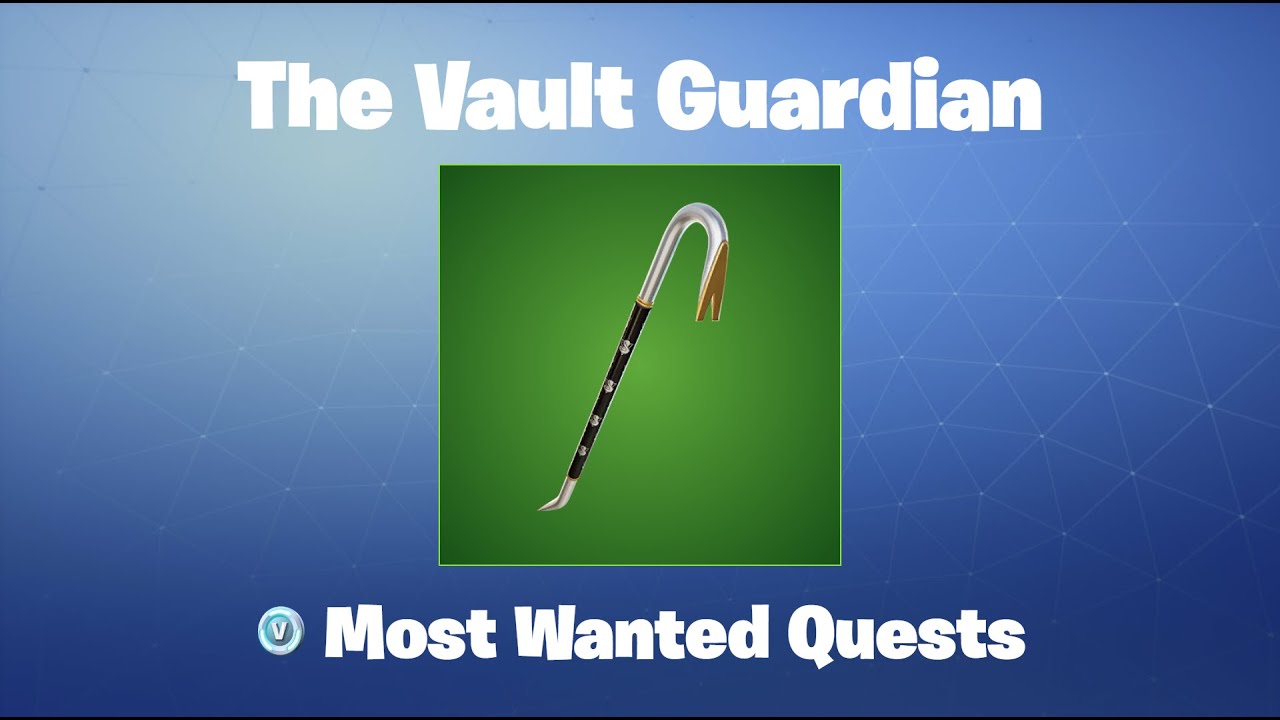 The Vault Guardian Fortnite Pickaxe YouTube