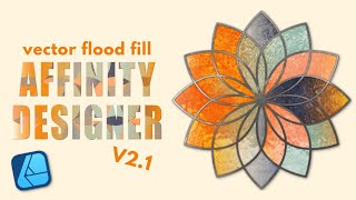 Affinity Designer Tutorial: Vector Flood Fill in V2.1, Graphic Design, Digital Art, Vector Graphics