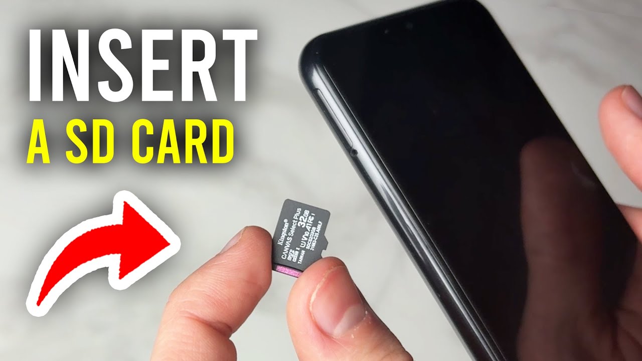 How To Insert SD Card In Phone - Full Guide - YouTube