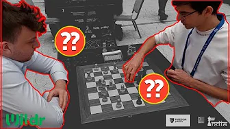 What happens when Hans Niemann Facin on Anish Giri
