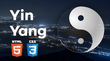 Yin yang using Pure HTML CSS