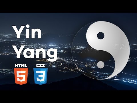 Yin yang using Pure HTML CSS