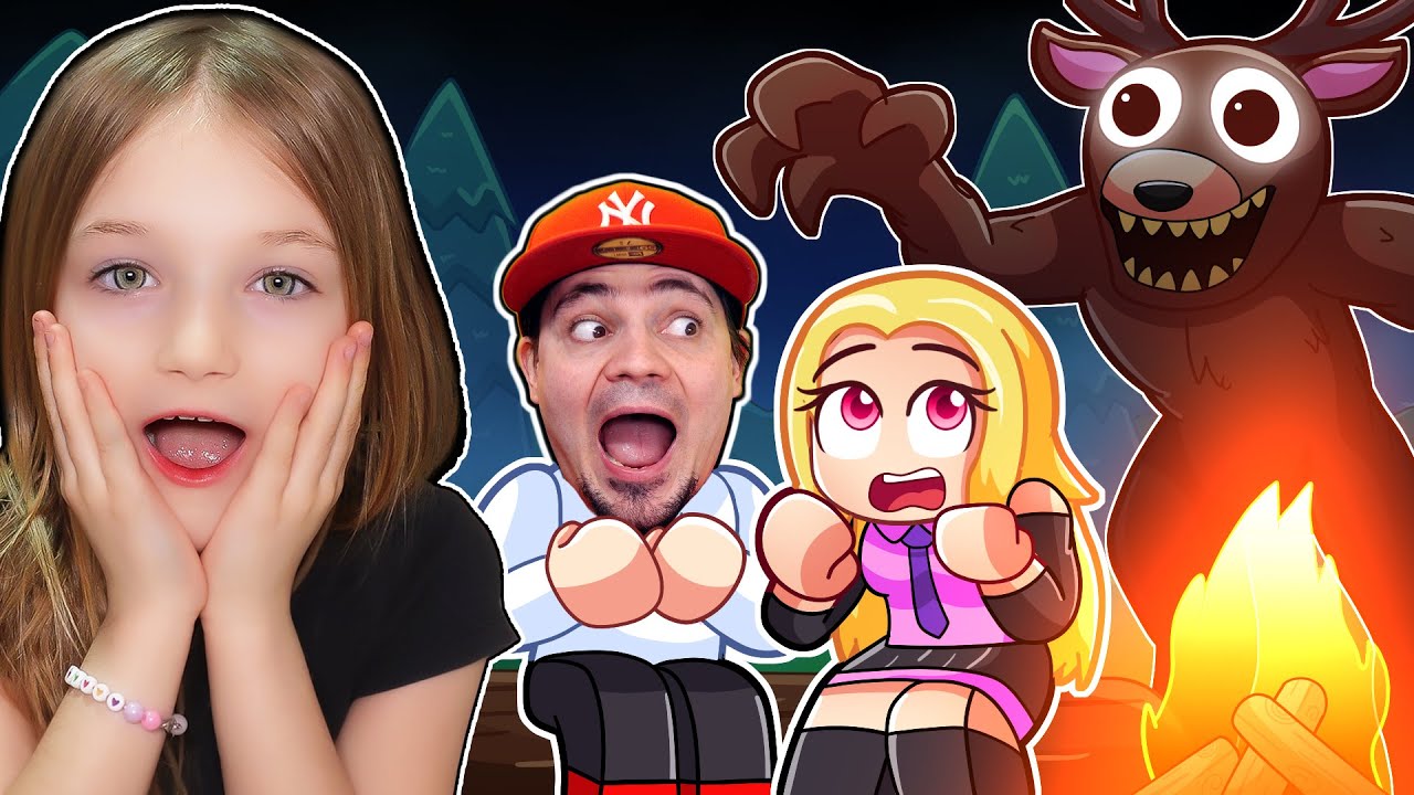 🩷 SPĘDZIŁAM 99 DNI W LESIE Z JUNIORSKY’M… I URATOWAŁAM DZIECI! | Roblox 99 Nights In A Forest