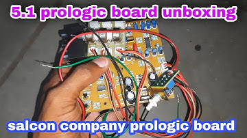 Salcon 5.1 prologic board unboxing / Philips 2 channel in 6 channel out prologic / GODUGU KALYAN