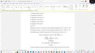 Actuarial SOA Exam FM Prep Lesson 112: SOA Sample Question 208, Mixture of 2 Arithmetic Perpetuities
