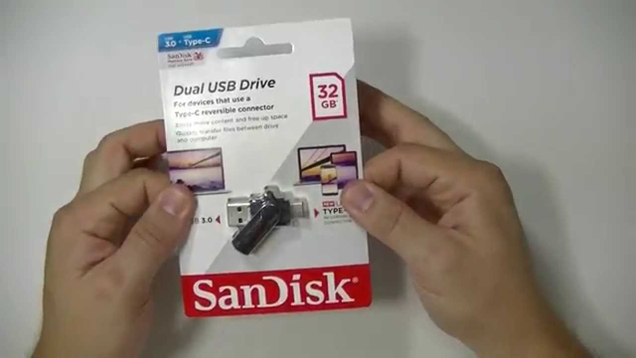 SANDISK DUAL USB DRIVE (USB TYPE-C) - présentation par TFP 