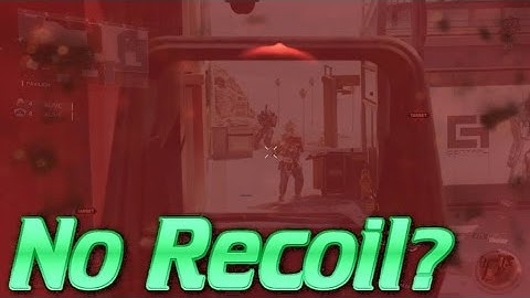 New No Recoil Sight..? IW SnD