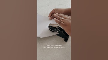 The Personalised Hand Embosser | #embosser #personalisedstationery