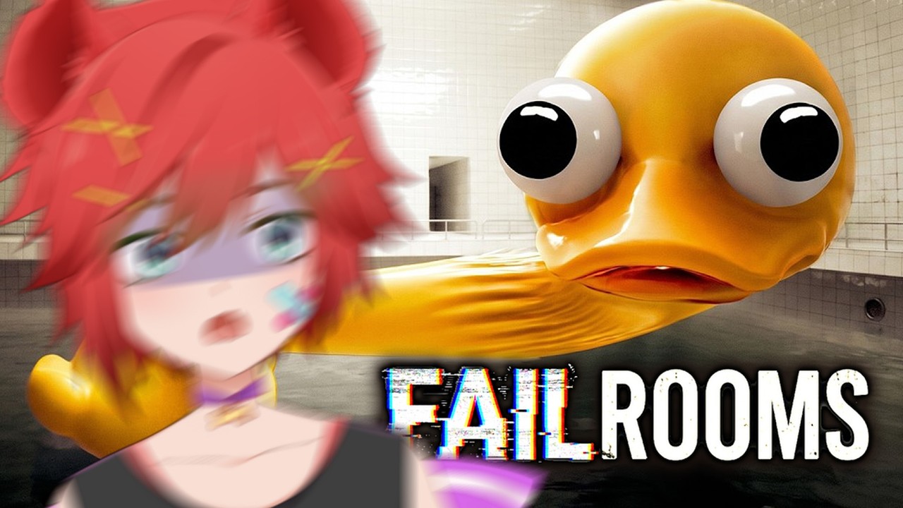 【FailRooms Demo】晚好🌙這後室是來搞笑的吧！？【鬣崎米娜米】#挂台歡迎 #funnyjumpscare | MYViki