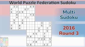 WPF Sudoku 2016 Ronde 3 - Multi-Sudoku