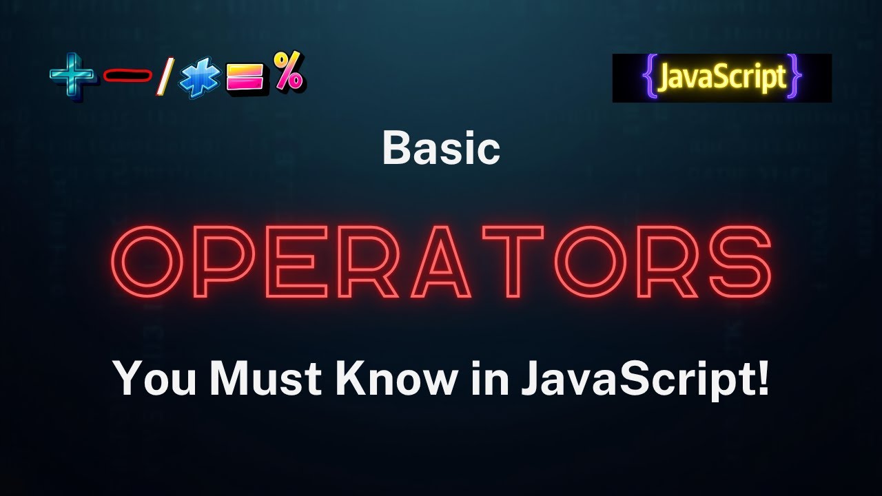 Basic Maths Operations in JavaScript - YouTube