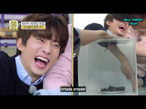 160416 B1A4 Fan Heart Attack Idol TV - Su Yosunundan Korkan Gongchan (Türkçe Altyazılı)