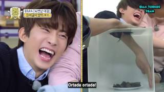 160416 B1A4 Fan Heart Attack Idol TV - Su Yosunundan Korkan Gongchan (Türkçe Altyazılı)