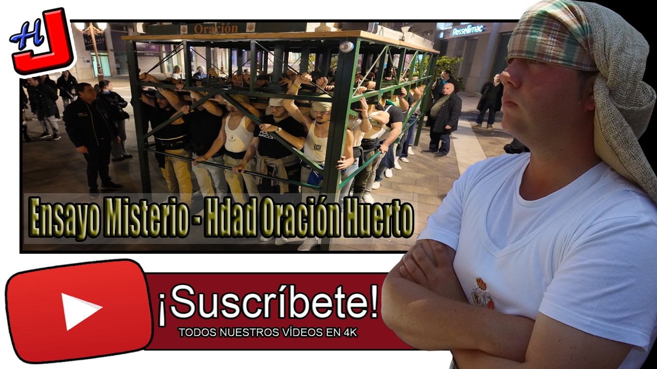 🗓 ENSAYO COSTALEROS 🏘 HDAD DE ORACIÓN EN EL HUERTO ⚜️ Misterio ⚜️ 2026 📹 4K
