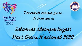 Guruku Tersayang (Selamat Hari Guru Nasional 2020) -- Guru-guru SKKK Jayapura