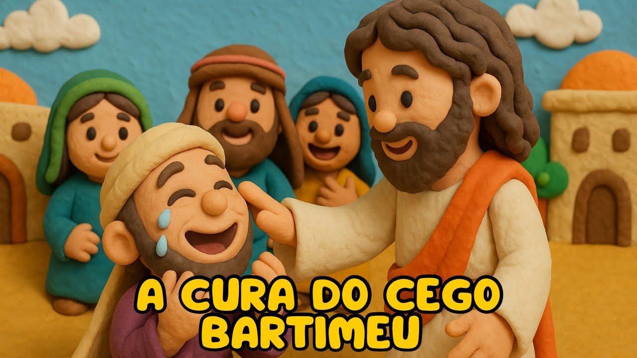 A CURA DE BARTIMEU | História Bíblica para Crianças - Biblimassas - YouTube