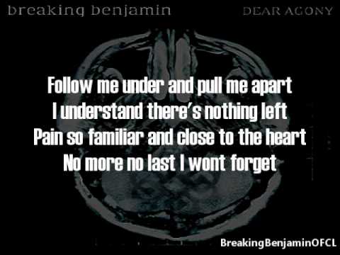 Without you from the 4th album '' dear agony '' by breaking benjamin 2009 album . check out our channel for more new songs from dear agony like :- fade away - crawl - give me a sign - hopeless - into the nothing - anthem of the angels - dear agony - i will not bow - what lies beneath & lights out . breakingbenjminofcl.