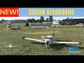 Burning Blue Design Sibson Aerodrome EGSP - A2A Simulations Comanche 250 Microsoft Flight Simulator