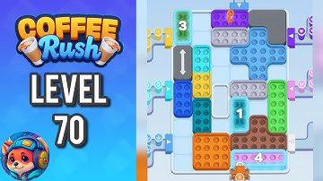 Coffee Rush: Block Jam - Level 70 – Puzzle Game Walkthrough & Solutions | Mobile Gameplay 