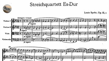 Louis Spohr - String Quartet No. 4, Op. 15 No. 1 (1808)