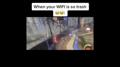 when your wifi is trash...