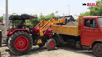 BULL Booster Bucket on Mahindra Tractor | BULL Tractor Attachment | India