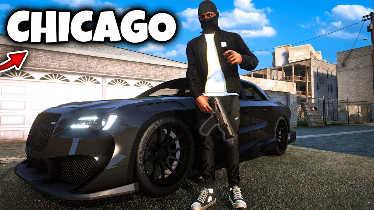 I Spent 24 Hours in CHICAGO with a MYTHIC DRACO in GTA 5 RP..