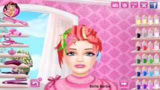 Barbie Real Haircuts Barbie Games Video   Barbie Bienes Cortes de pelo de Barbie Juegos de Video HD screenshot 1