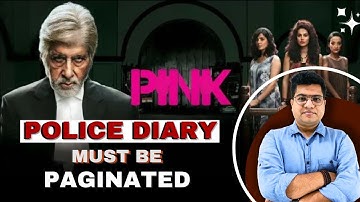 POLICE DIARY MUST BE PAGINATED | CRPC SECTION 172 | #alecforjudiciary