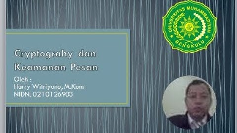Cryphtography dan Pengamanan Pesan (Bagian 1)