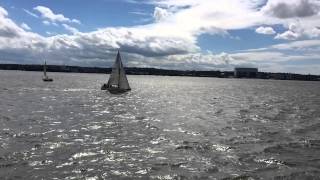 Sailing river Mersey