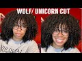 Wolf Cut/ Unicorn Cut On Curly Hair - DID I JUST RUIN MY HAIR!!?