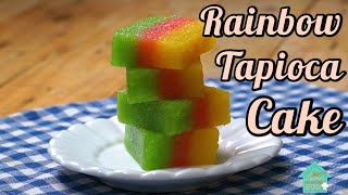 How to make Rainbow Tapioca Cake ！