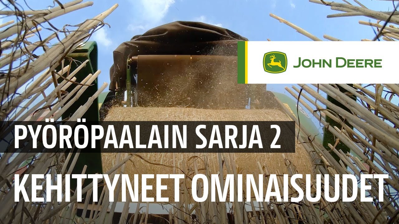 John Deere -pyöröpaalaimet: Uusi paalainvalikoima