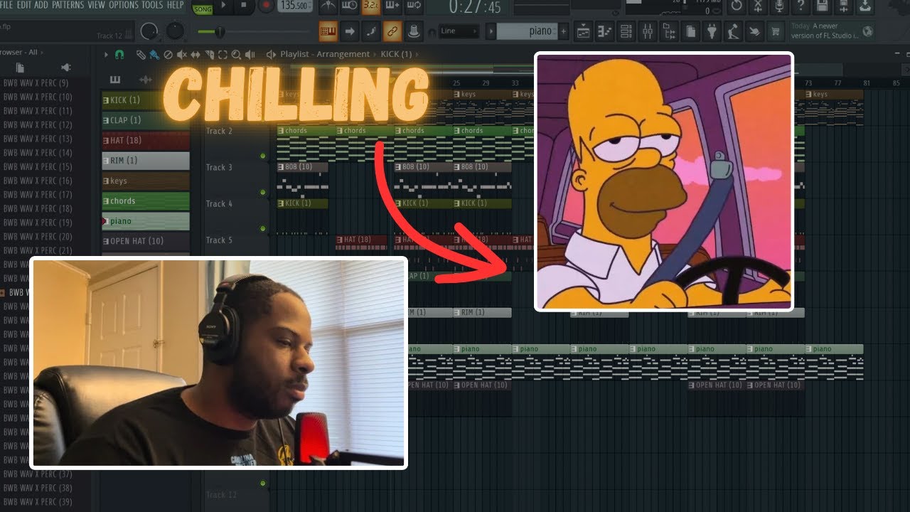 Making a CHILL Trap Beat From Scratch | FL Studio Cook Up - YouTube